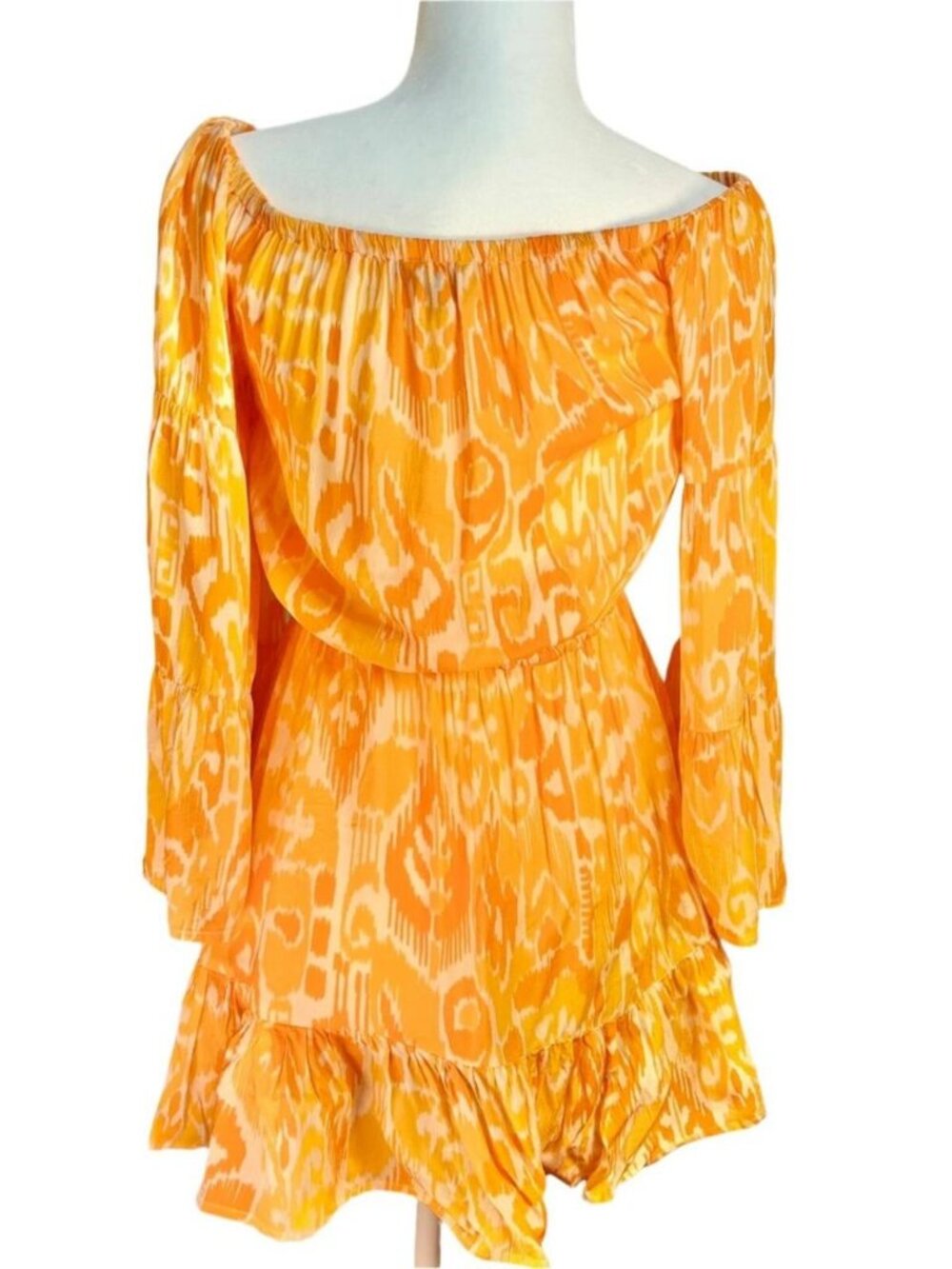 Patterned Mini Dress